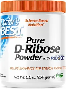 Doctor's Best Non-GMO, Vegan, Gluten-Free, Energy Enhancement D-Ribose with Bioenergy Ribose