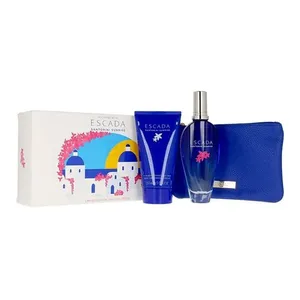 Escada Santorini Sunrise Giftset for Women (100ml EDT Spray + 150ml Perfumed Body Cream +1 Clutch Bag)