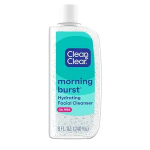 Clean & Clear Oil-Free Morning Burst Hydrating Facial Cleanser with BHA, Cucumber & Aloe Extracts
