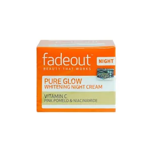 Fade Out Pure Glow Whitening Night Cream with Vitamin C, Pink Pomelo & Niacinamide 50ml