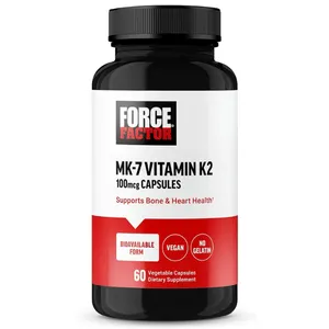 FORCE FACTOR MK-7 Vitamin K2 100mg 60 Capsules