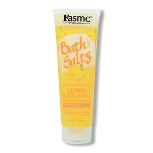 Fasmc Professional Lemon Bath Salts Body Massage Scrub with Extra Brightening Bath Salts 380g