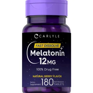 Carlyle Melatonin 12mg Fast Dissolve- 180 Tablets