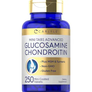 Carlyle Glucosamine Chondroitin MSM Turmeric | 250 Mini Tablets