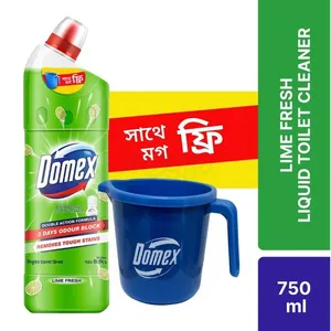 Domex Toilet Cleaning Liquid Lime Fresh 750ml (Mug Free)