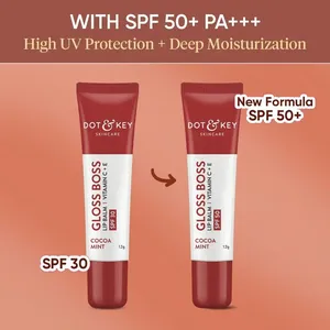 Dot and Key Gloss Boss Vitamin C + E Lip Balm with SPF 50 - Cocoa Mint