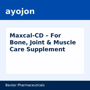 Maxcal-CD – For Bone, Joint & Muscle Care Supplement (Strip of 15)