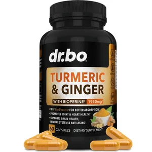Dr.bo Turmeric & Ginger with BioPerine -1950mg (Box of 60)