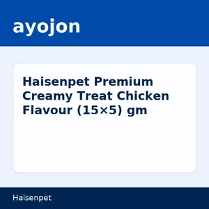 Haisenpet Premium Creamy Treat Chicken Flavour (15×5) gm