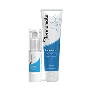 Buy 1 Dermamate Face Serum with Salicylic Acid 30ml Get 1 Dermamate Acne Face Wash 100ml Free