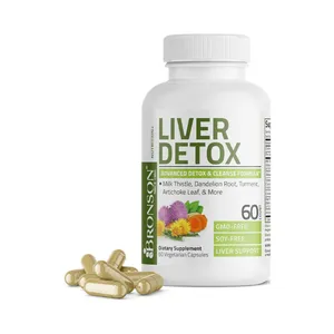 Bronson Liver Detox Advanced Detox & Cleansing Formula Supports 60 Caps