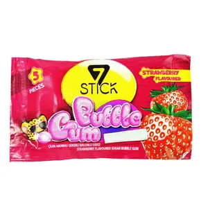 Stick Bubble Gum Strawberry Flavoured 8.5g