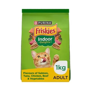 Purina Friskies Dry Cat Food Indoor Delights 1kg