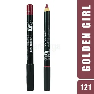 Golden Girl Matte Vivid Pencil Lipstick 24 Hours Waterproof (121)