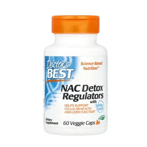 Doctor's Best, NAC Detox Regulators with Seleno Excell®, 60 Veggie Caps