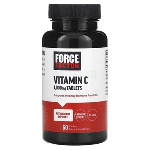 Force Factor Vitamin C, 1,000 mg, 60 Tablets