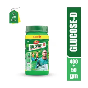 Dabur Glucose-D Energy Powder 400g Jar + 50g Extra