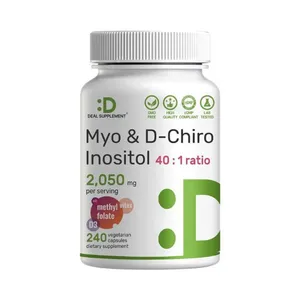 Myo-Inositol & D-Chiro Inositol Supplement (40:1) 240 Capsules