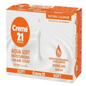 Creme 21 Aqua Soft Moisturizng Cream Soap 100g