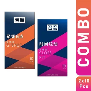 Celebrity G Spot + Celebrity Close Fit Condom Combo Pack