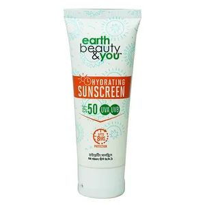 Earth Beauty and You Hydrating Sunscreen (SPF 50 UVA UVB)- 50ml
