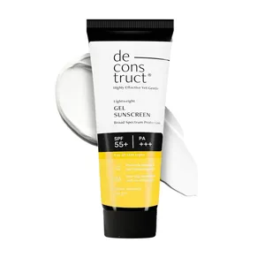 Deconstruct Lightweight Gel Water Resistant Sunscreen for Oily Skin SPF 55+ PA+++ 50g