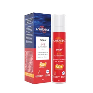 Aqualogica Detan+ Dewy Sunscreen SPF 50+ with Cherry Tomato & Hyaluronic Acid