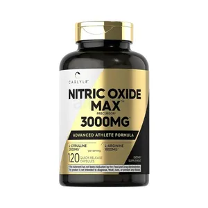 Carlyle Nitric Oxide Supplement 3000mg | 120 Capsules | Non-GMO, Gluten Free