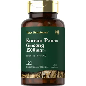 Carlyle Korean Panax Ginseng 1500mg per serving 120 Capsules