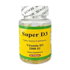 Super D3 Vitamin D3 2000 IU 60 Capsules (Box of 60)
