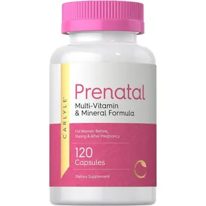 Carlyle Prenatal Multivitamin and Mineral Formula with Folic Acid for Women 120 Capsules
