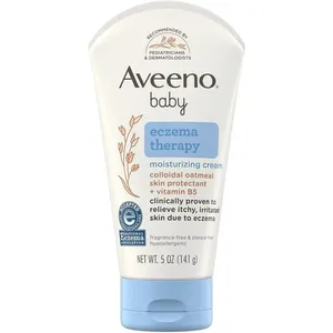 Aveeno Baby Eczema Therapy Moisturizing Cream with Colloidal Oatmeal Skin Protectant + Vitamin B5 141g