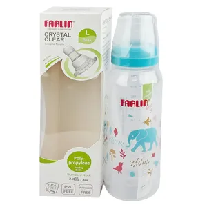 Farlin Crystal Clear Feeding Bottle L 6M+ (AB-41012 B) 240ml