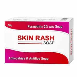 Skin Rash Soap 90gm – Permethrin Anti-Scabies & Anti-Lice Medicated Soap