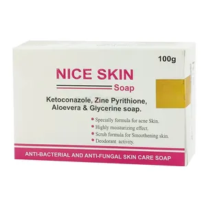 Nice Skin Soap 100g – Ketoconazole & Zinc Pyrithione Anti-Fungal Soap with Aloe Vera