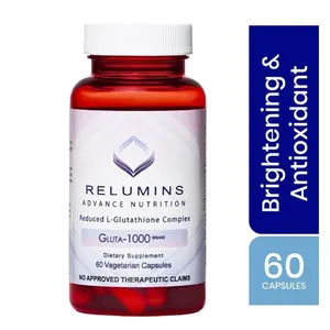 Relumins L Glutathione Supplement Complex - Reduced Glutathione 1000mg 60 Capsules