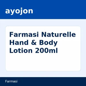 Farmasi Naturelle Hand & Body Lotion 200ml