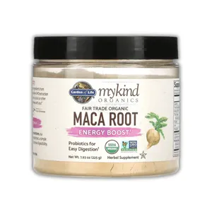 Garden of Life Organics Fair Trade Gelatinized Peruvian Maca Root Energy Boost 7.93 oz 225g