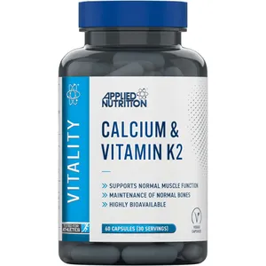 Applied Nutrition Calcium & Vitamin K2 60 Capsules (Box of 60)