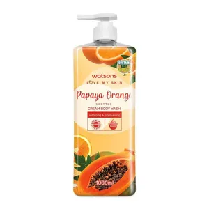 Watson Love My Skin Papaya Orange Scented Cream Body Wash