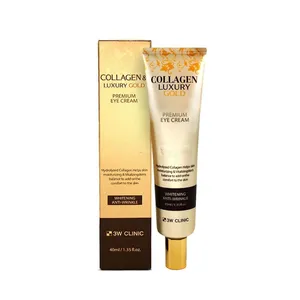 3W Clinic Collagen and 24K Luxury Gold Premium Eye Cream for Whitening and Anti Wrinkle 40ml