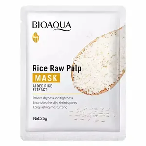 Bioaqua Rice Raw Pulp Facial Sheet Mask - 25g