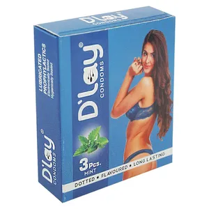 D'Lay Long Lasting Dotted Mint Flavour 3s Pack