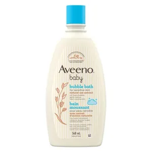 Aveeno Baby Bubble Bath with Natural Oat Extract for Sensitive Skin 568ml