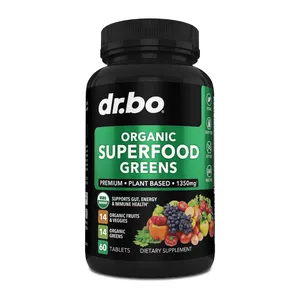 Dr.bo Organic Superfood Greens & Fruit 60 Tablets (Box of 60)