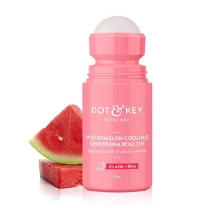 Dot and Key Watermelon Cooling Underarm Roll On for Pigmentation & Odor Control