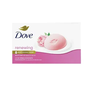 Dove Renewing Moisturizing Cream Beauty Bar Soap with Peony & Rose Oil