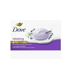 Dove Relaxing Moisturizing Cream Beauty Bar Soap with Lavender Oil & Chamomile
