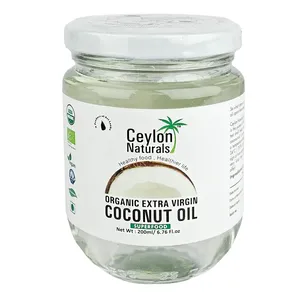 Ceylon Naturals Organic Extra Virgin Coconut Oil 200ml (Imported from Sri Lanka)
