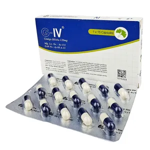 G-IV Ginko Biloba 120mg - 1X15 Capsules (Box of 15)